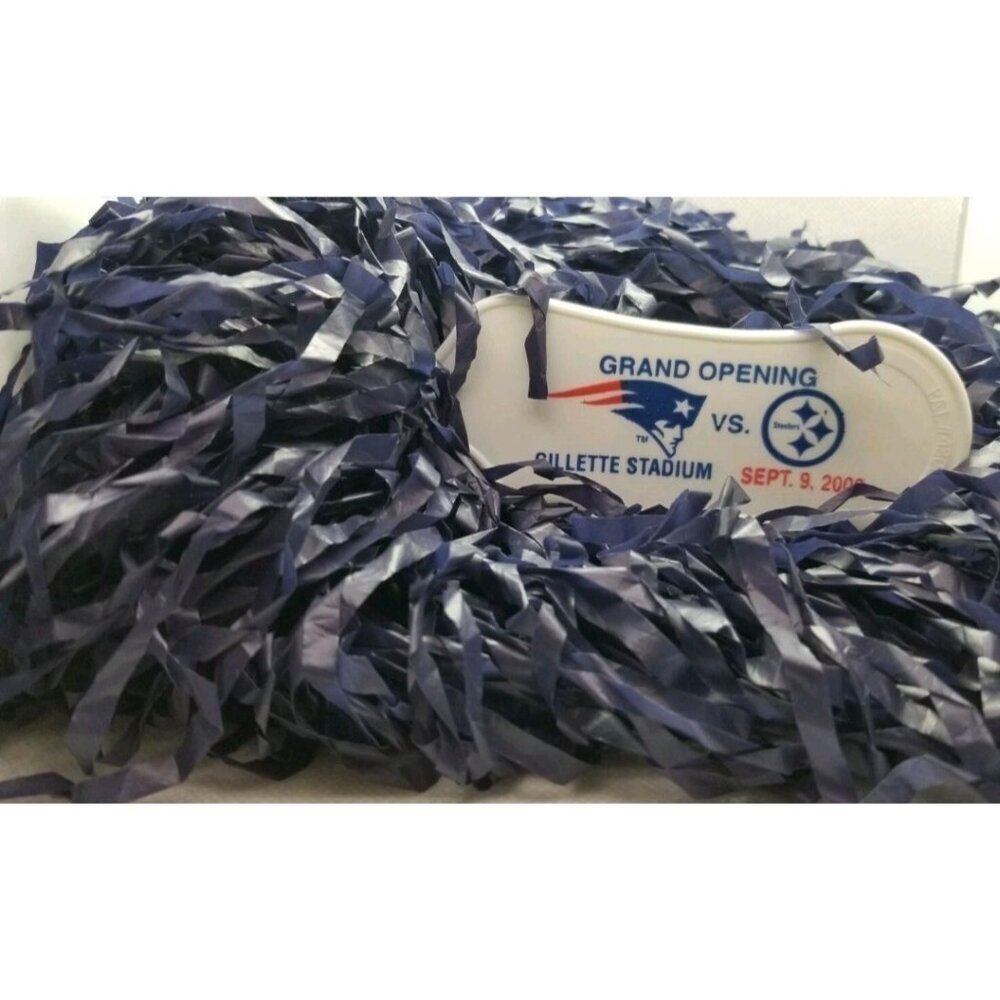 Vintage New England Patriots Gillette Stadium Opening Night Sept 9 2002 Pom Pom